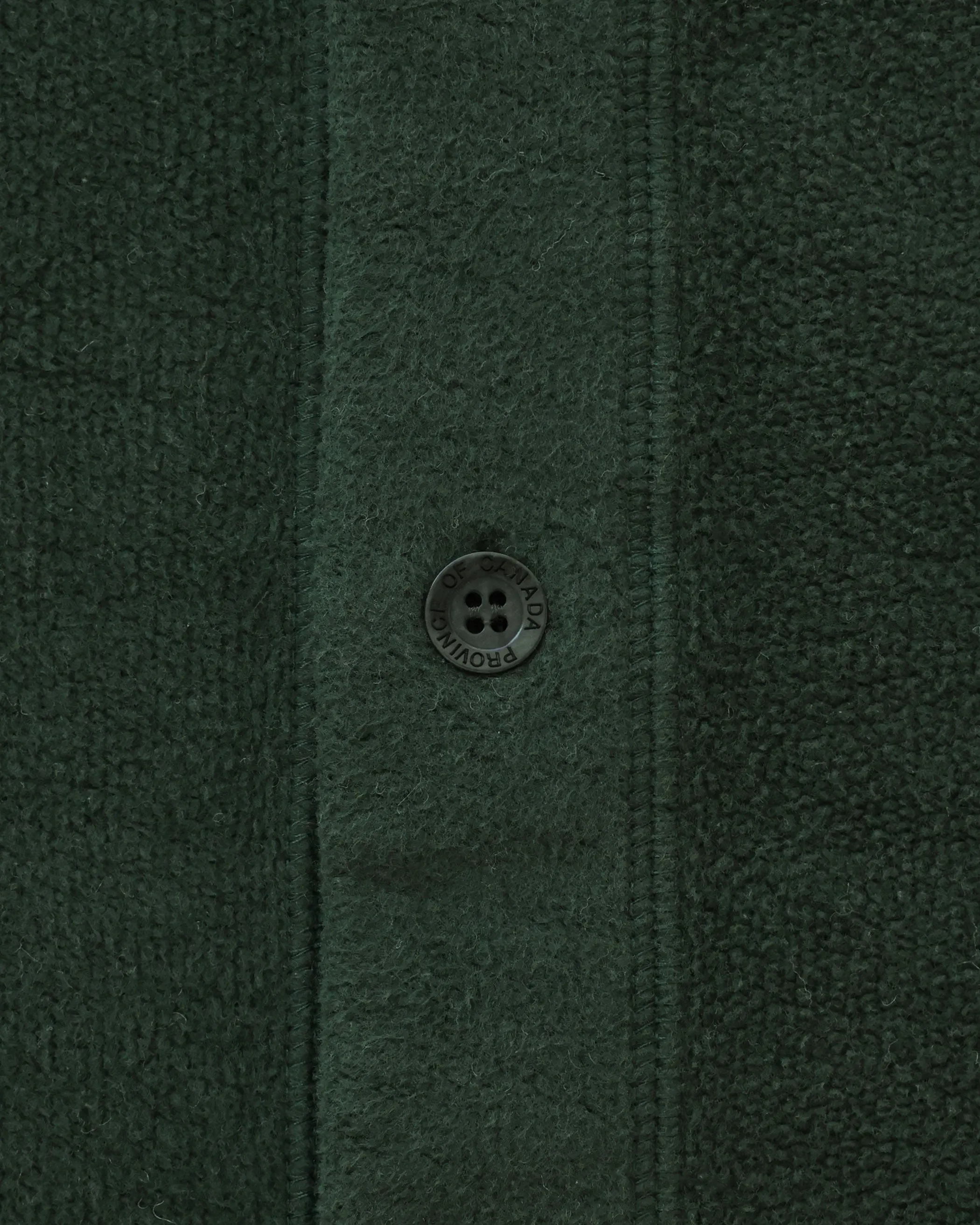 Reverse Fleece Overshirt Forest - Unisex