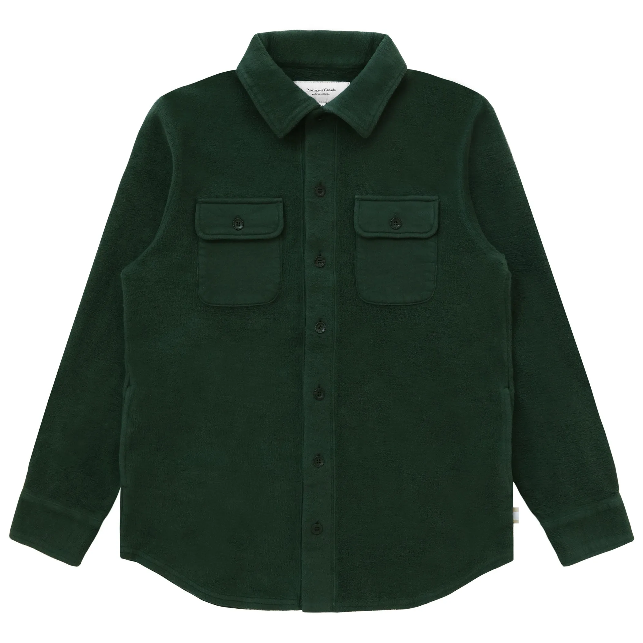 Reverse Fleece Overshirt Forest - Unisex