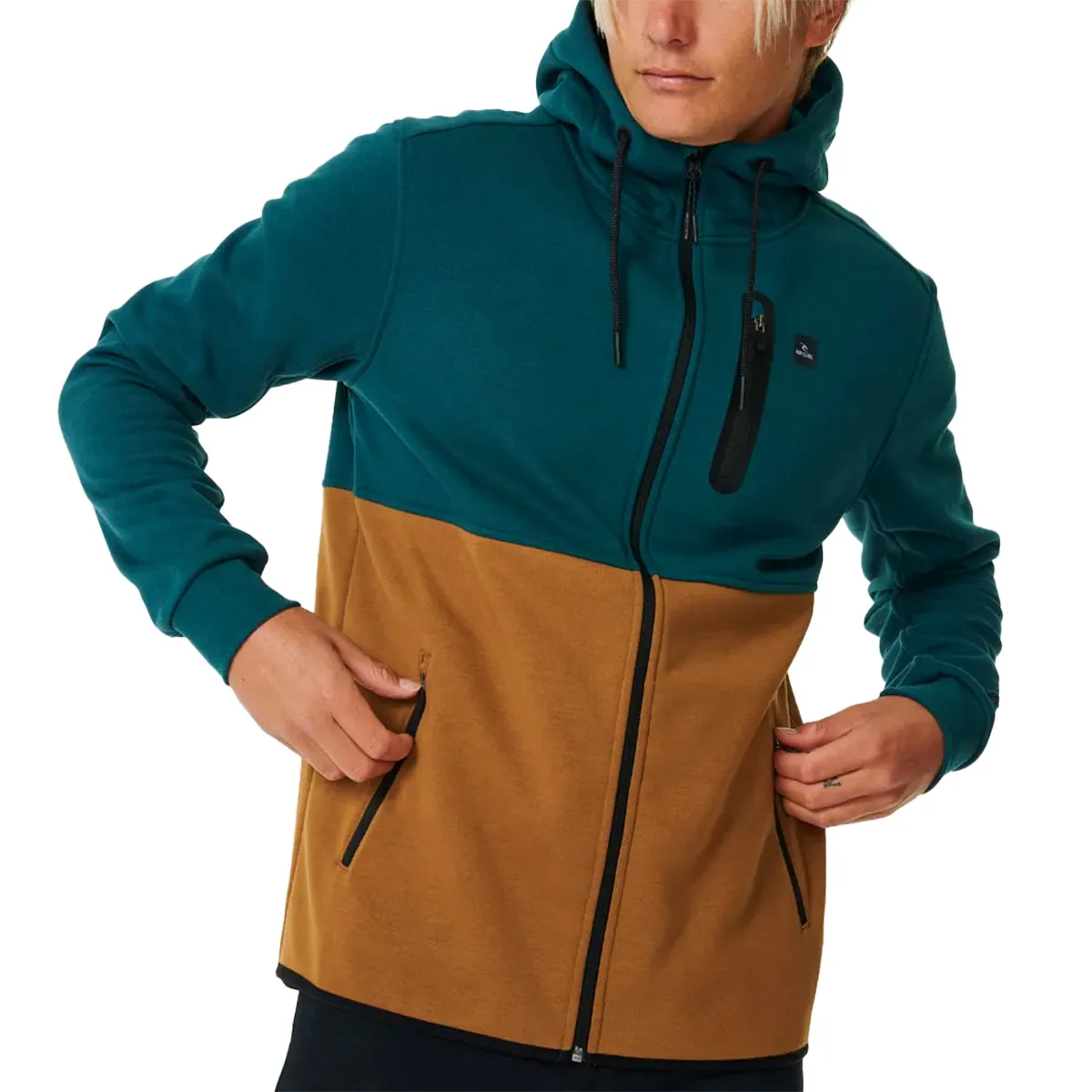 Rip Curl Departed Anti-Series Fleece Zip Hooded Jacket