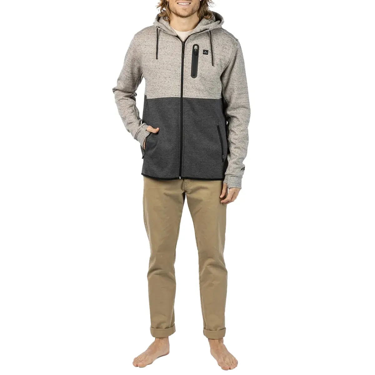 Rip Curl Departed Anti-Series Fleece Zip Hooded Jacket