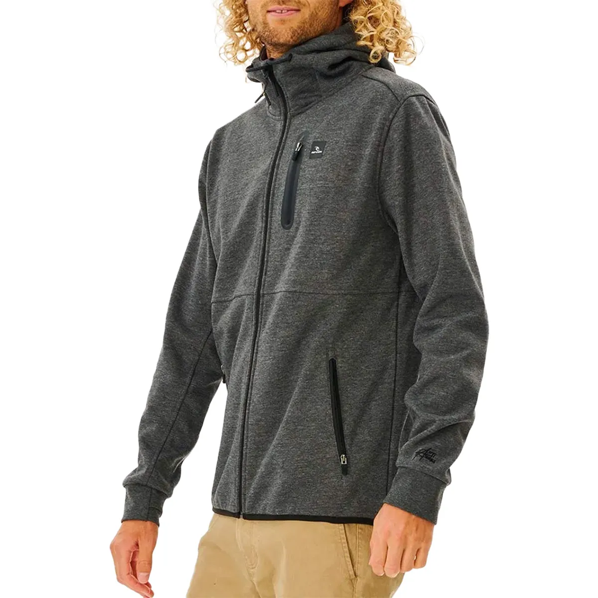 Rip Curl Departed Anti-Series Fleece Zip Hooded Jacket