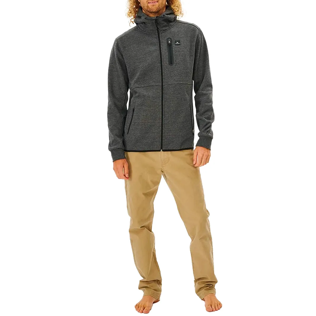 Rip Curl Departed Anti-Series Fleece Zip Hooded Jacket