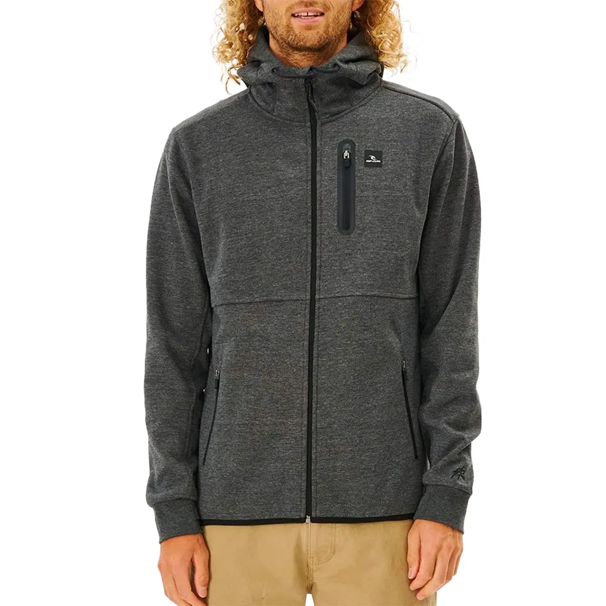 Rip Curl Departed Anti-Series Fleece Zip Hooded Jacket