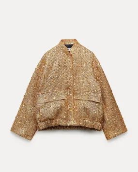 Royal Crush Sequin Woven Jacket
