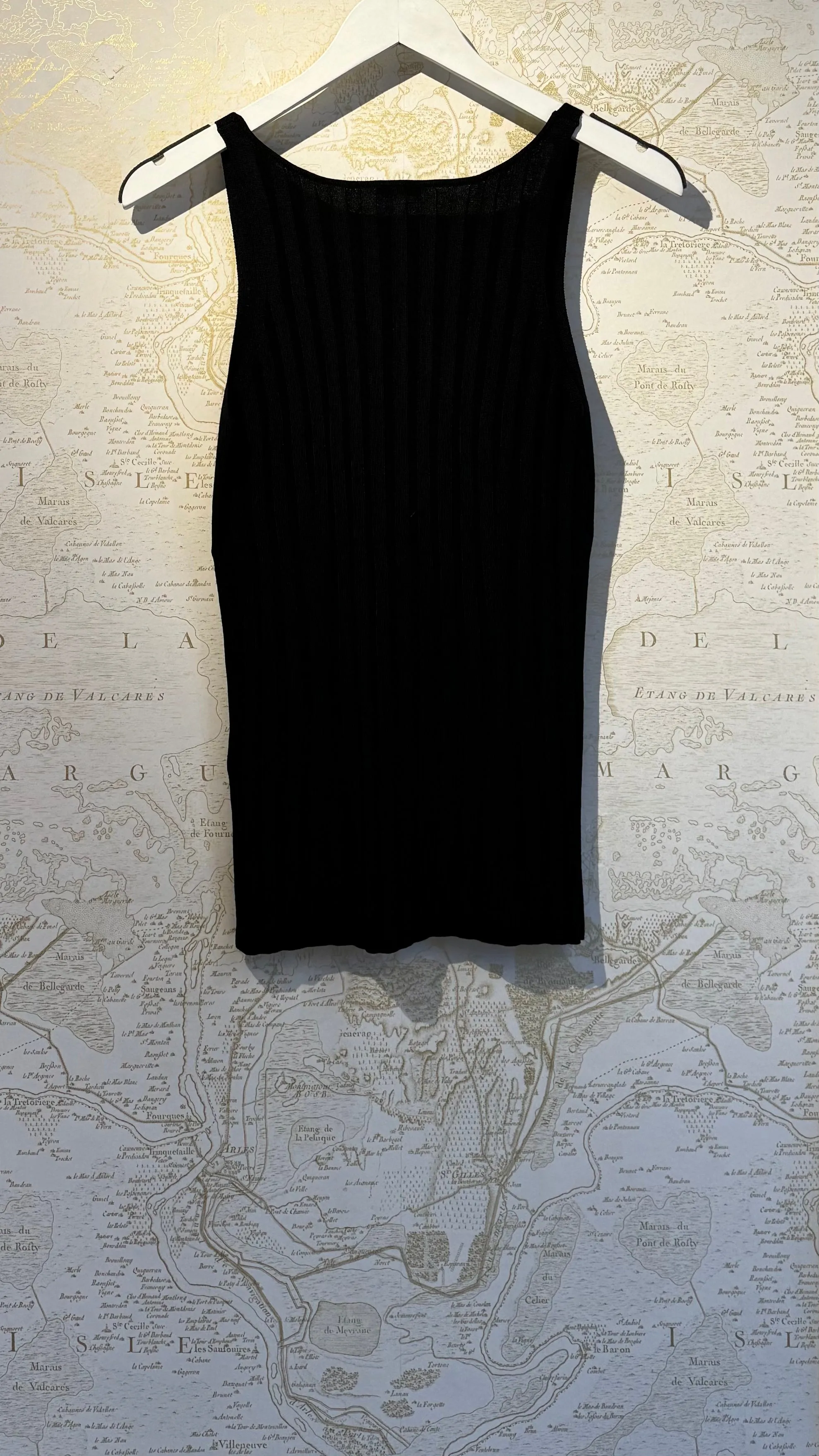 'Satiny' Rib Tank Top