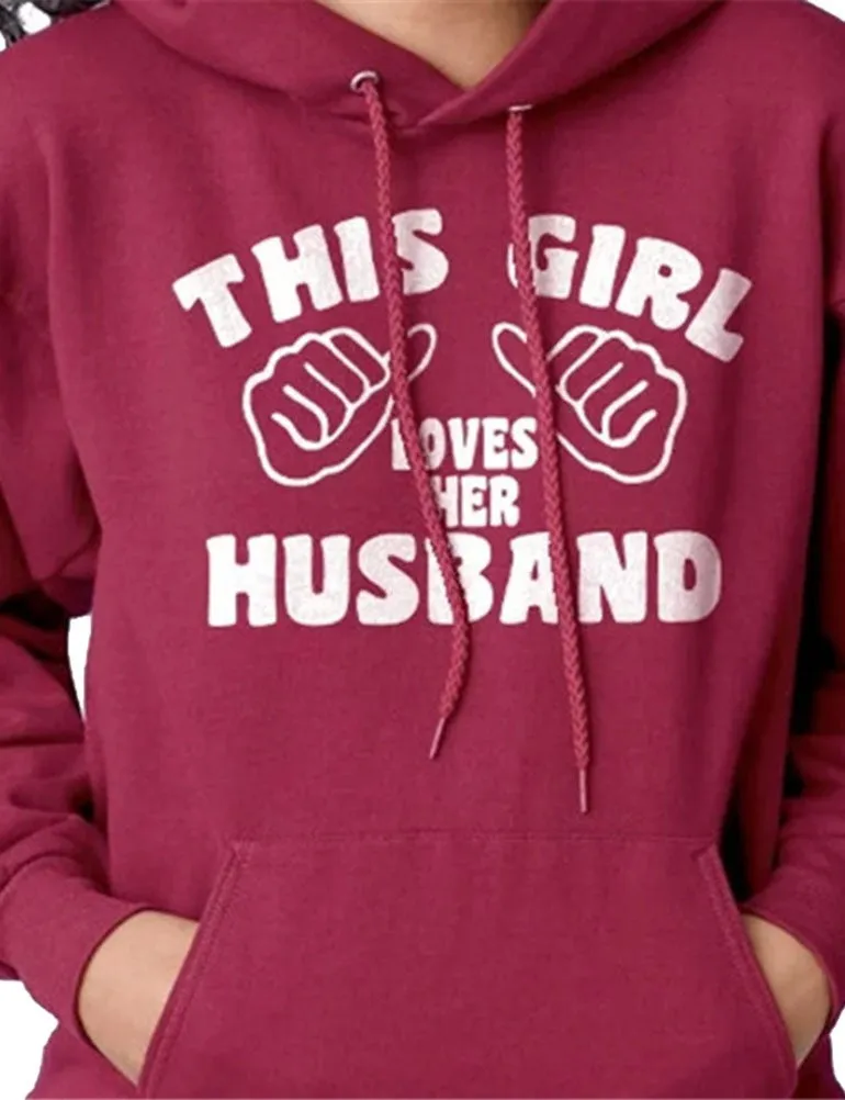Sidiou Group Women Casual Hooded Collar Long Style Letter Printed Long Sleeve Pullover Hoodie