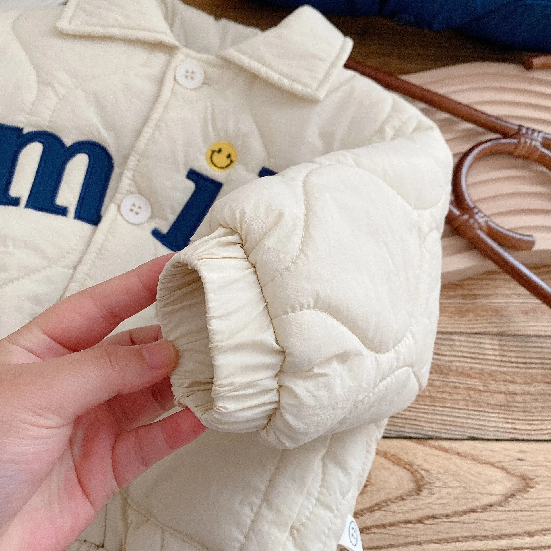 SMILE Baby Toddler Polo Quilted Coat