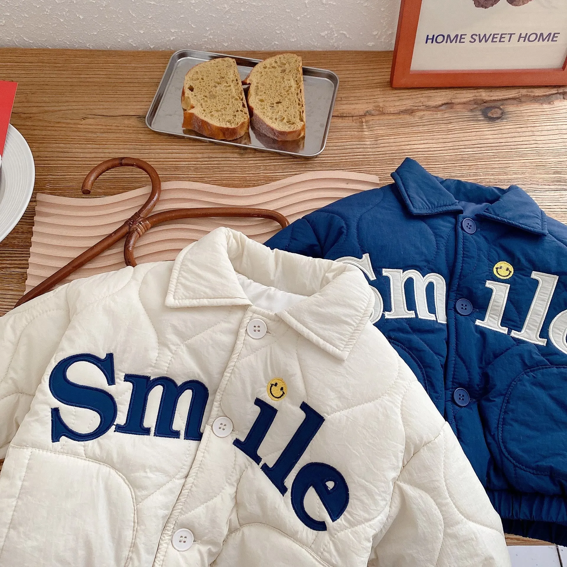 SMILE Baby Toddler Polo Quilted Coat