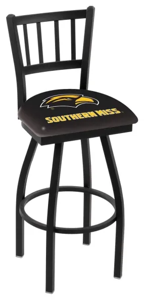 Southern Miss Golden Eagles HBS "Jail" Back High Swivel Bar Stool Seat Chair