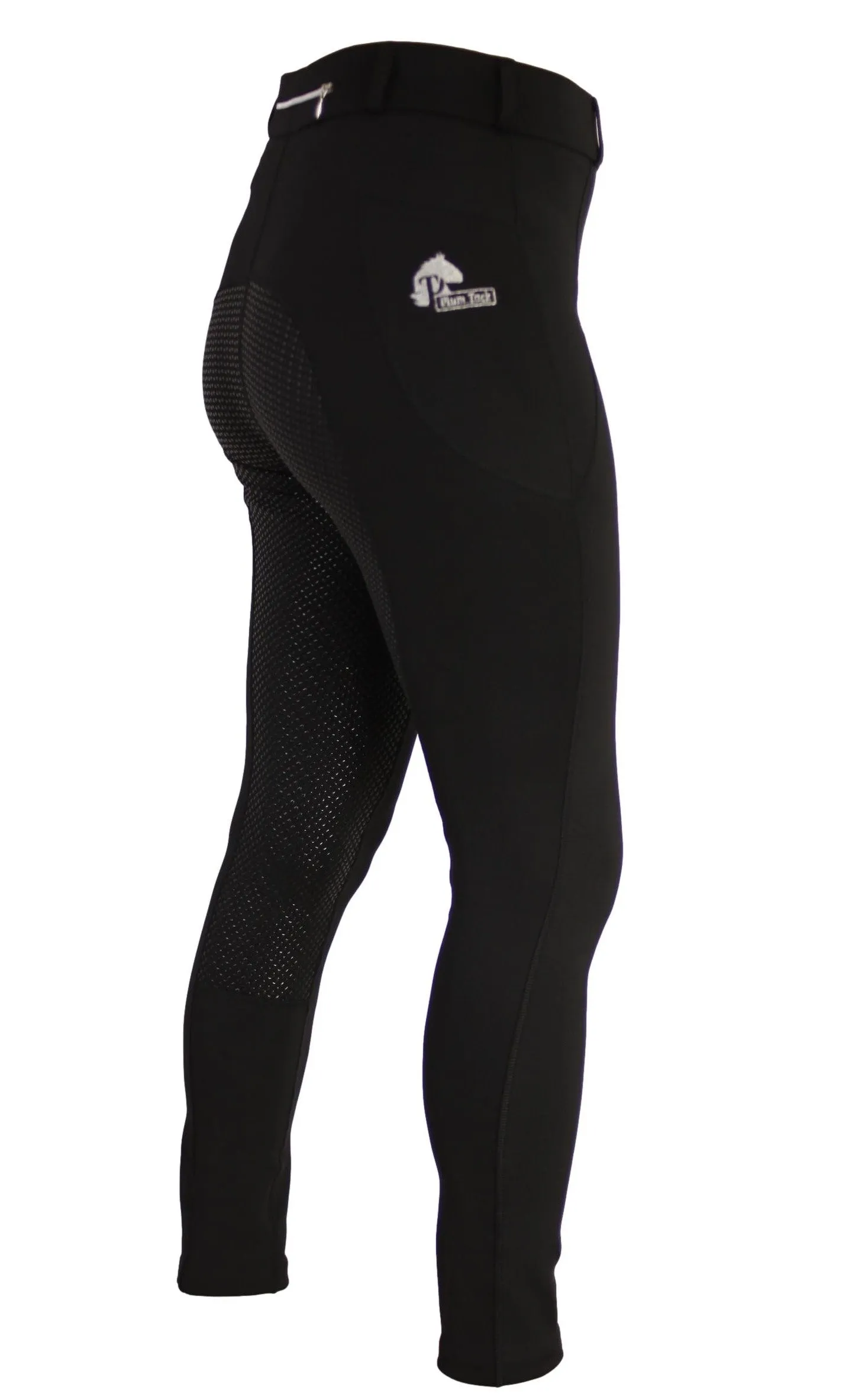 Spring Riding Tights in Black - With or Without Silicone Seat
