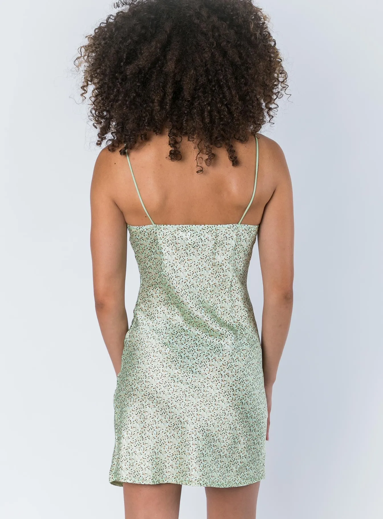 Stargazing Mini Dress Green