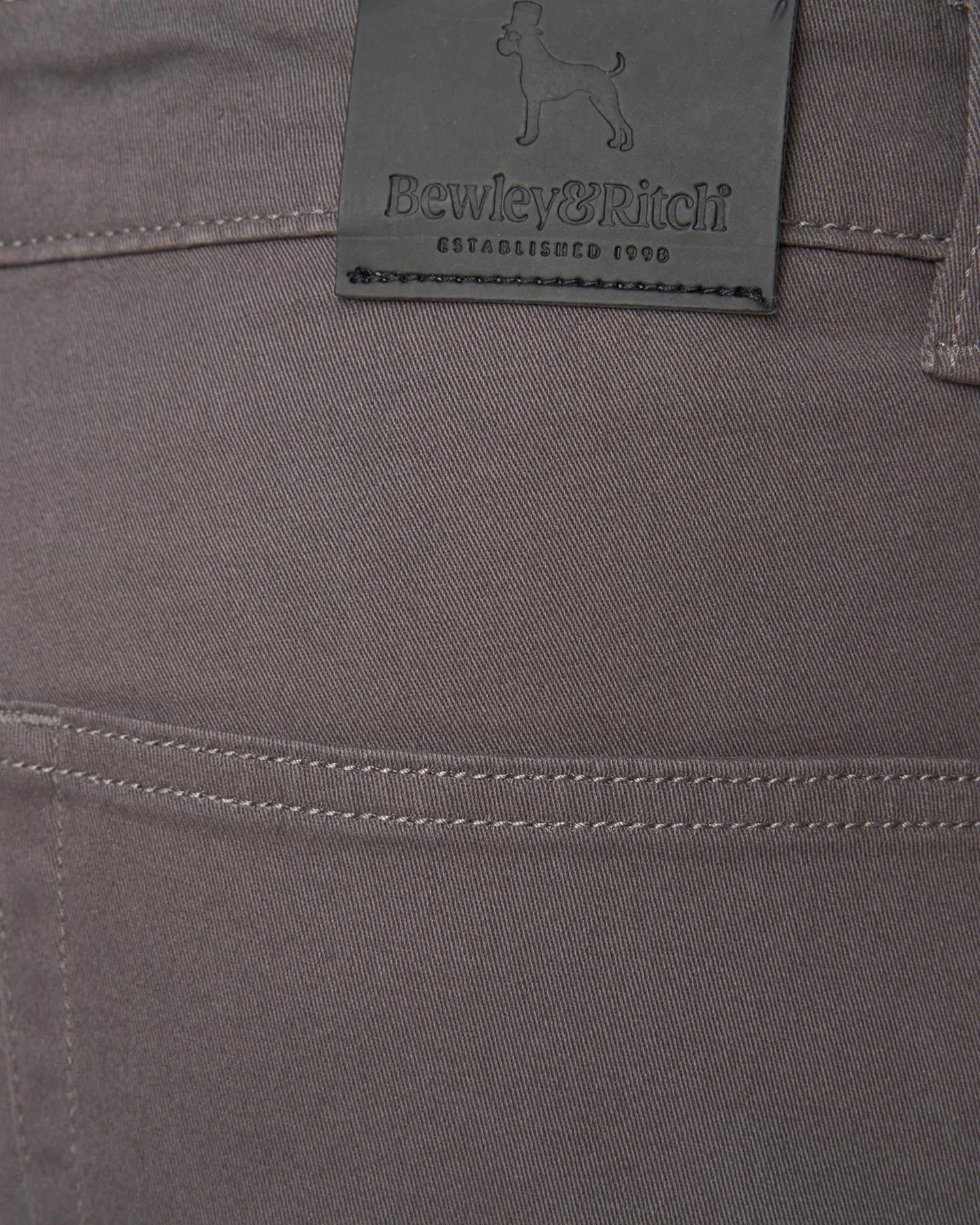 Stokland Regular Fit Chinos Charcoal
