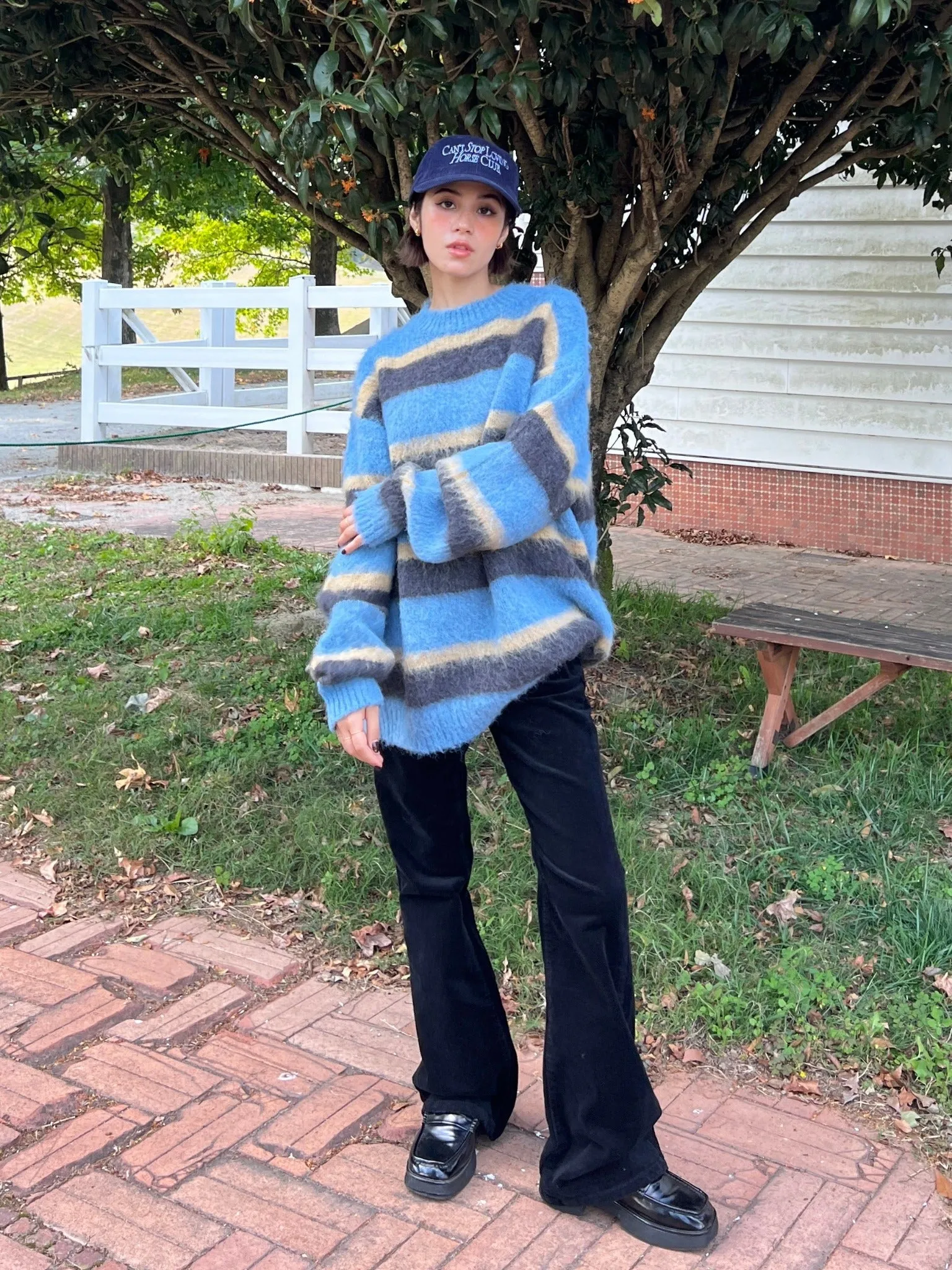 Stretch Corduroy Flare Pants