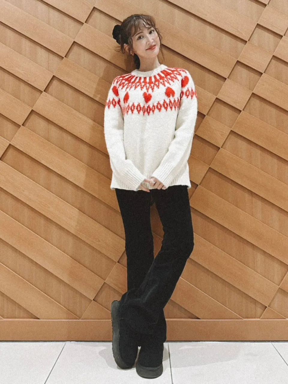 Stretch Corduroy Flare Pants