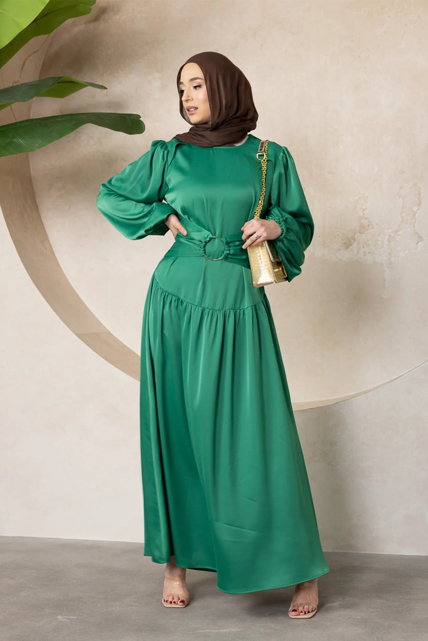 The Crescent Opal Detailed Dress