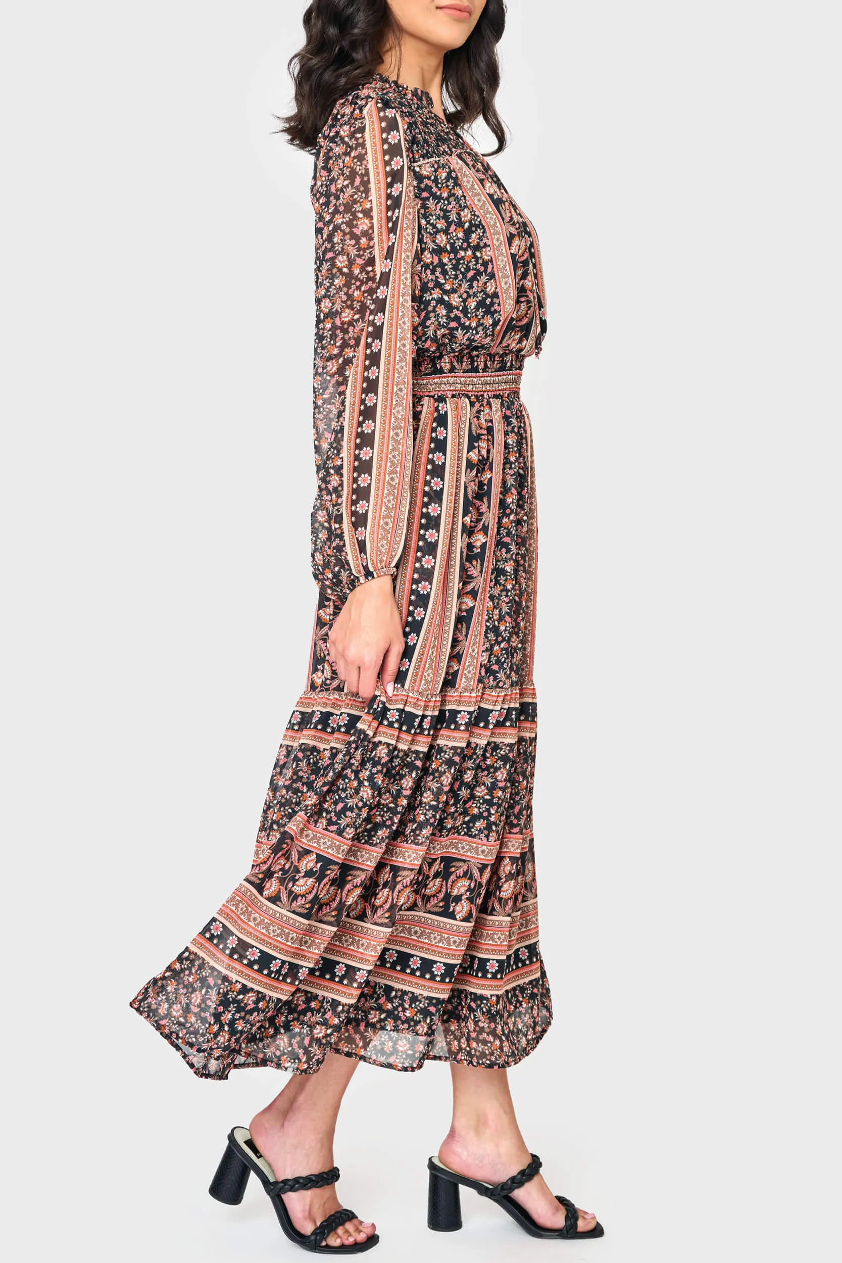 The Leyla Smocked Maxi Dress