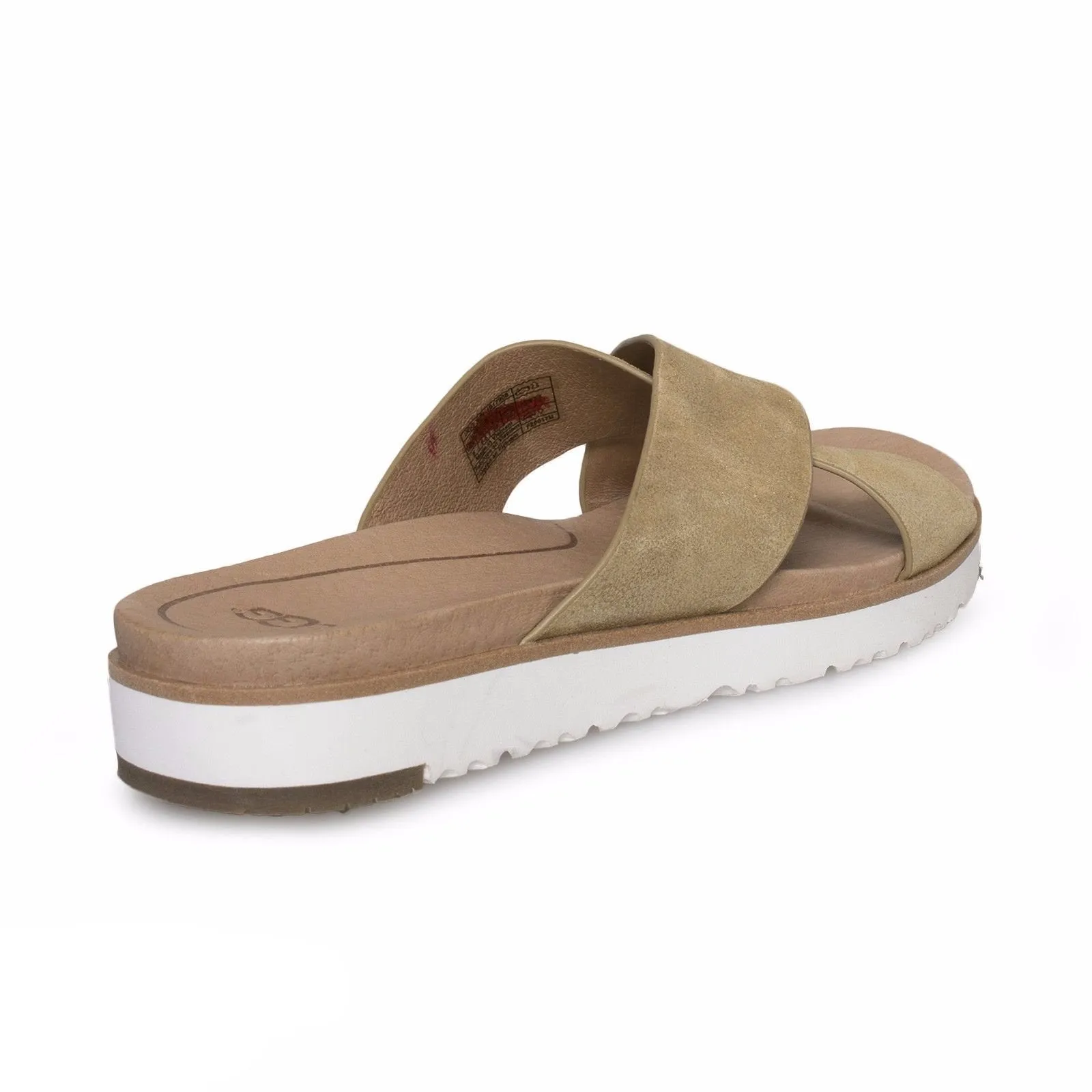 UGG Kari Metallic Gold Flip Flops