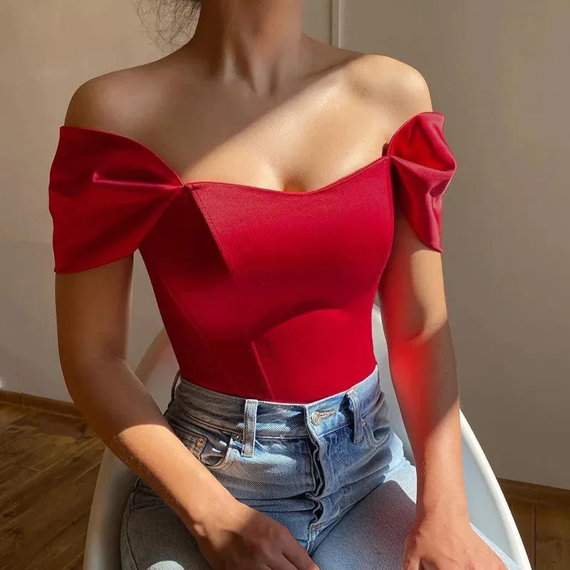 Uniwim Elegant Satin Corset Top for Women Bodycon Summer Fashion Sleeveless Backless Cropped Tops Club Party Clothes