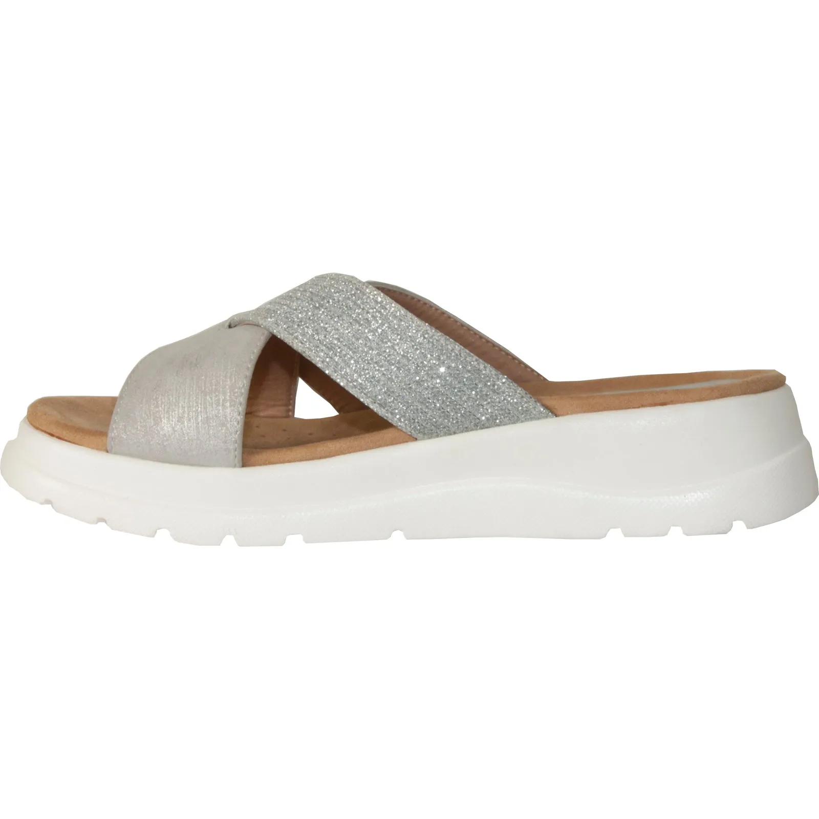 VANGELO Women Sandal ZARA Wedge Sandal Silver