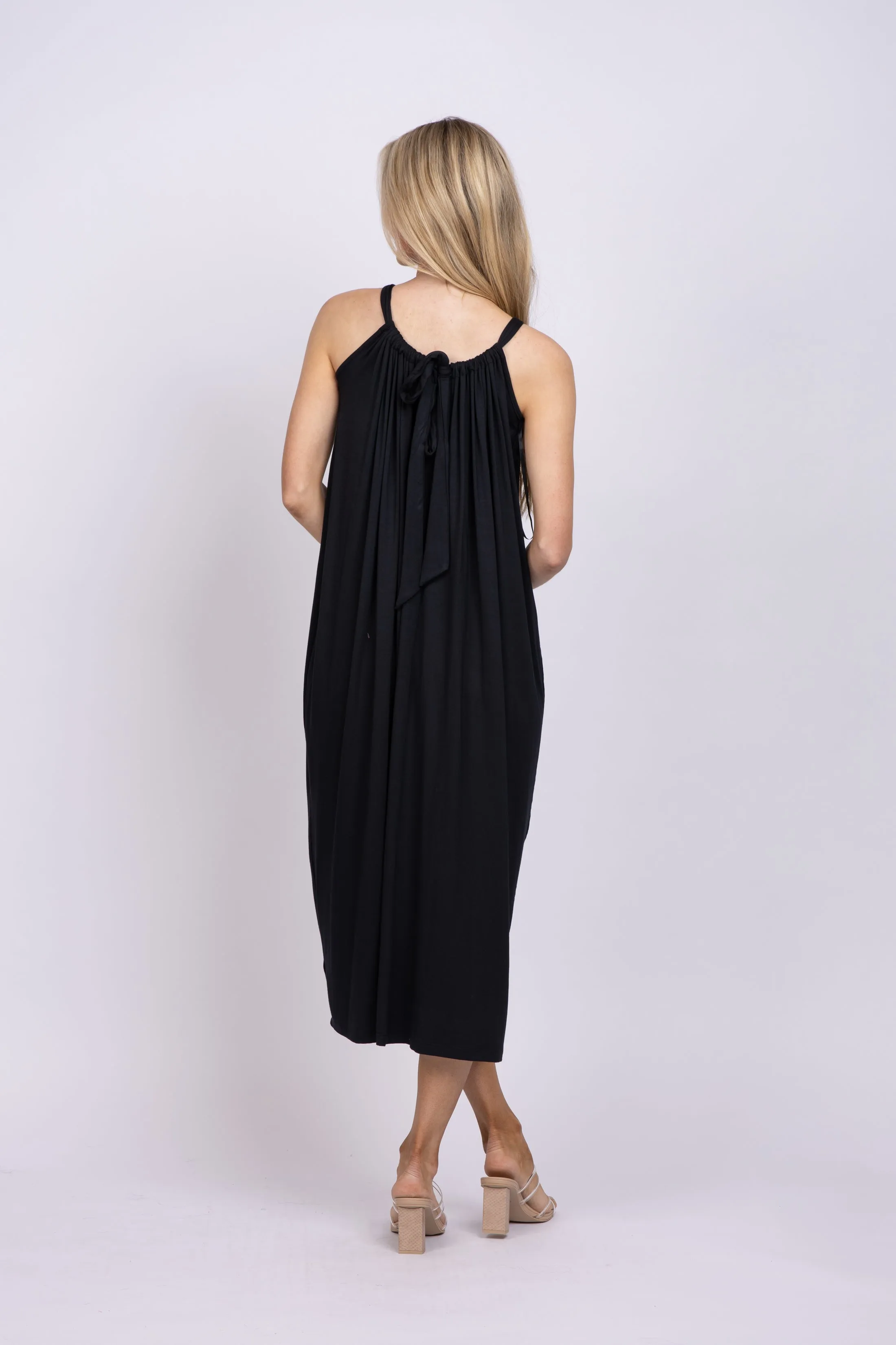 Velvet by Graham & Spencer Cheyenne Tank Maxi Dress in Black