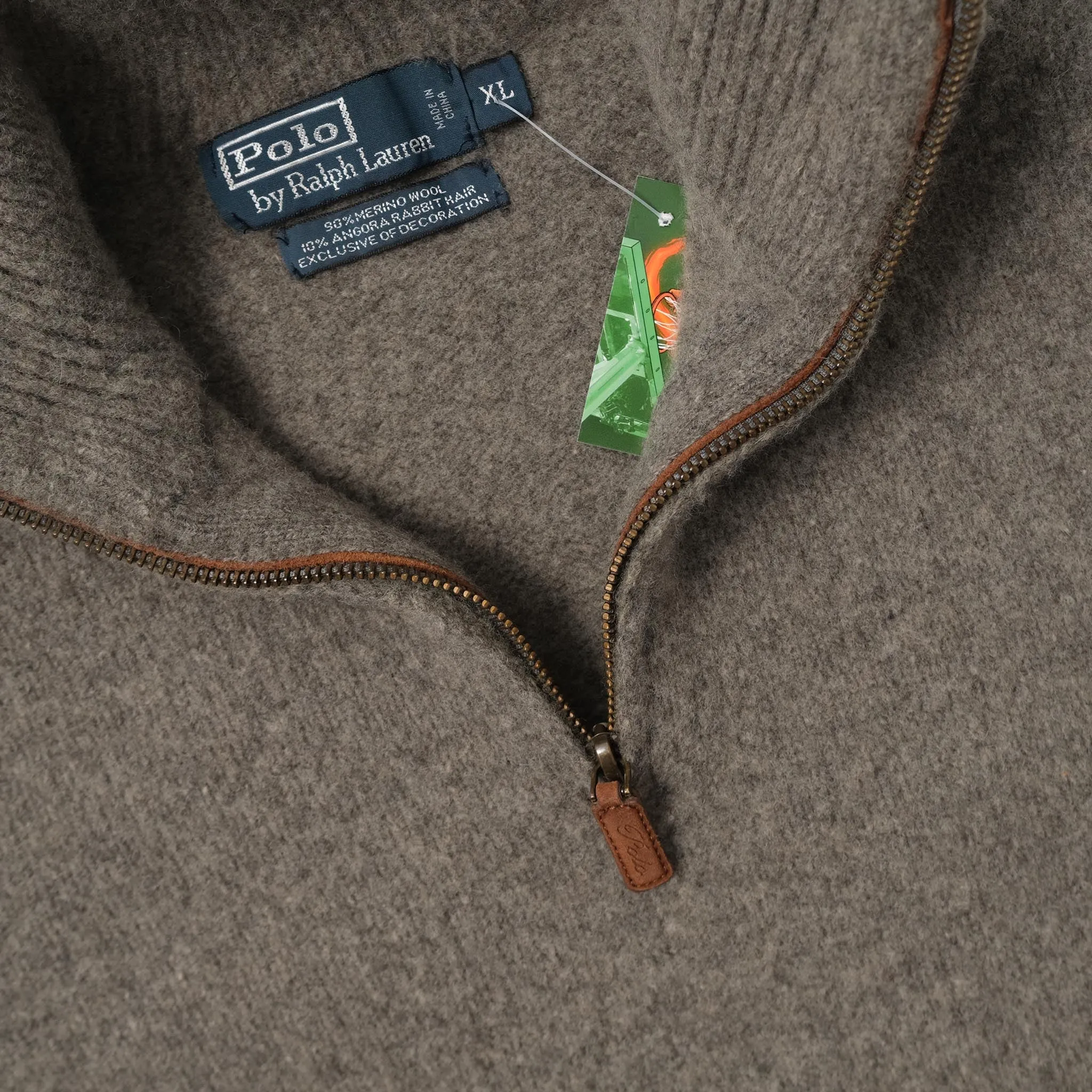 Women's Polo Ralph Lauren Q-Zip Wool Sweater Small
